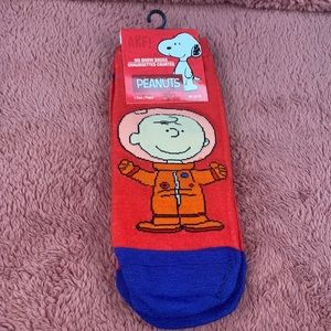 NEW Charlie Brown Astronaut Socks
